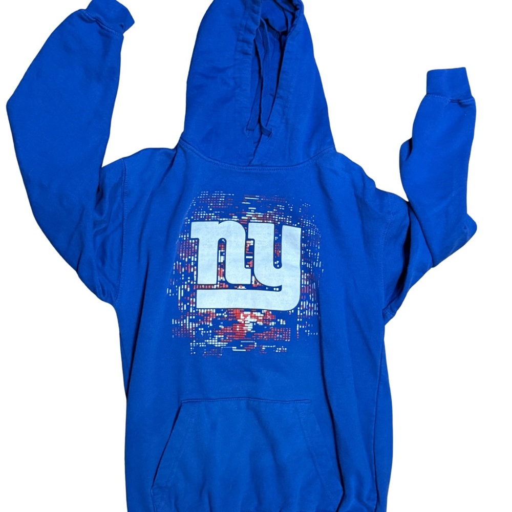 NFL New York Giants Hoodie Small‎ Blue Team Apparel Cozy Y2K Streetwear